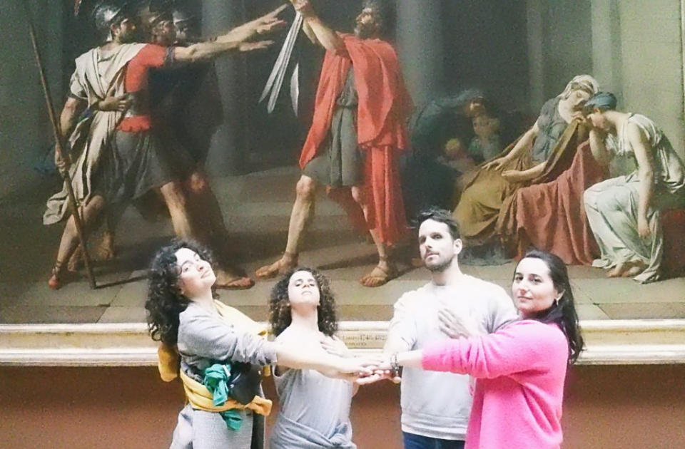 Team building original au musée du Louvre