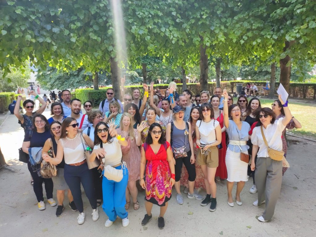 Meilleur team building au Louvre