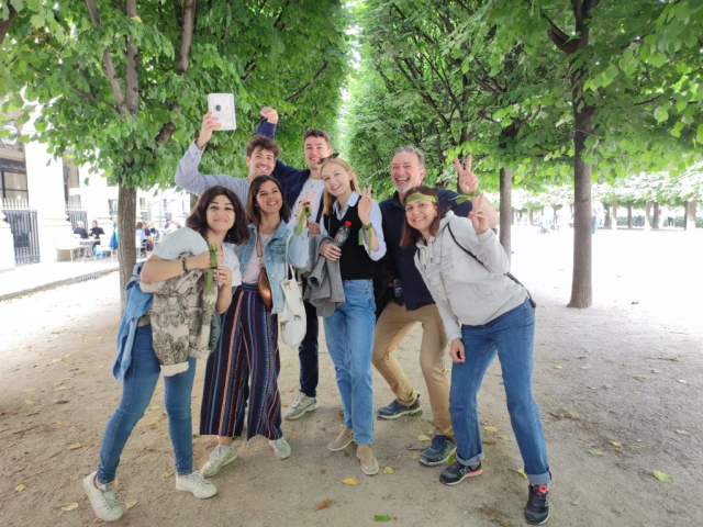 Activité de team building au Louvre